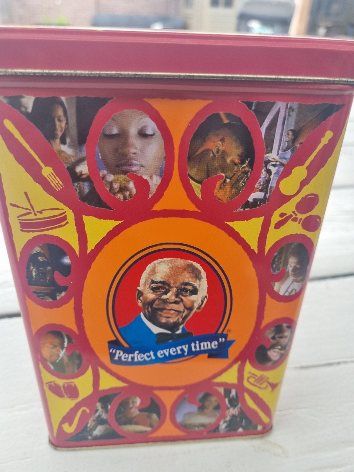 Vintage Uncle Ben's Rijst Blik - Decoratief Verzamelobject, Verzamelen, Blikken, Ophalen of Verzenden, Gebruikt, Overige, Overige merken