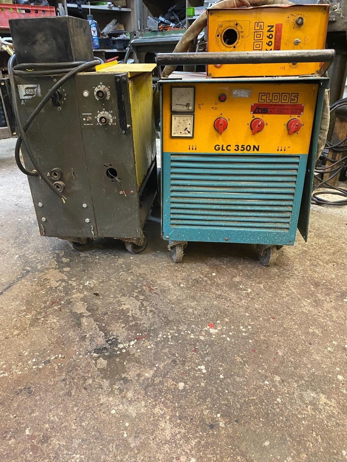 ESAB en Cloos GLC 350N lasapparaten, Ophalen of Verzenden, Gebruikt, 150 tot 250 ampère, Co2