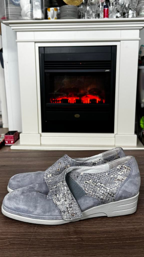Semler comfort schoenen van leer en suède, Ophalen of Verzenden, Gedragen, Grijs, Schoenen met lage hakken