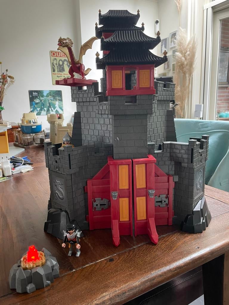 Playmobil 5479 Groot Drakenkasteel, Ophalen of Verzenden, Zo goed als nieuw