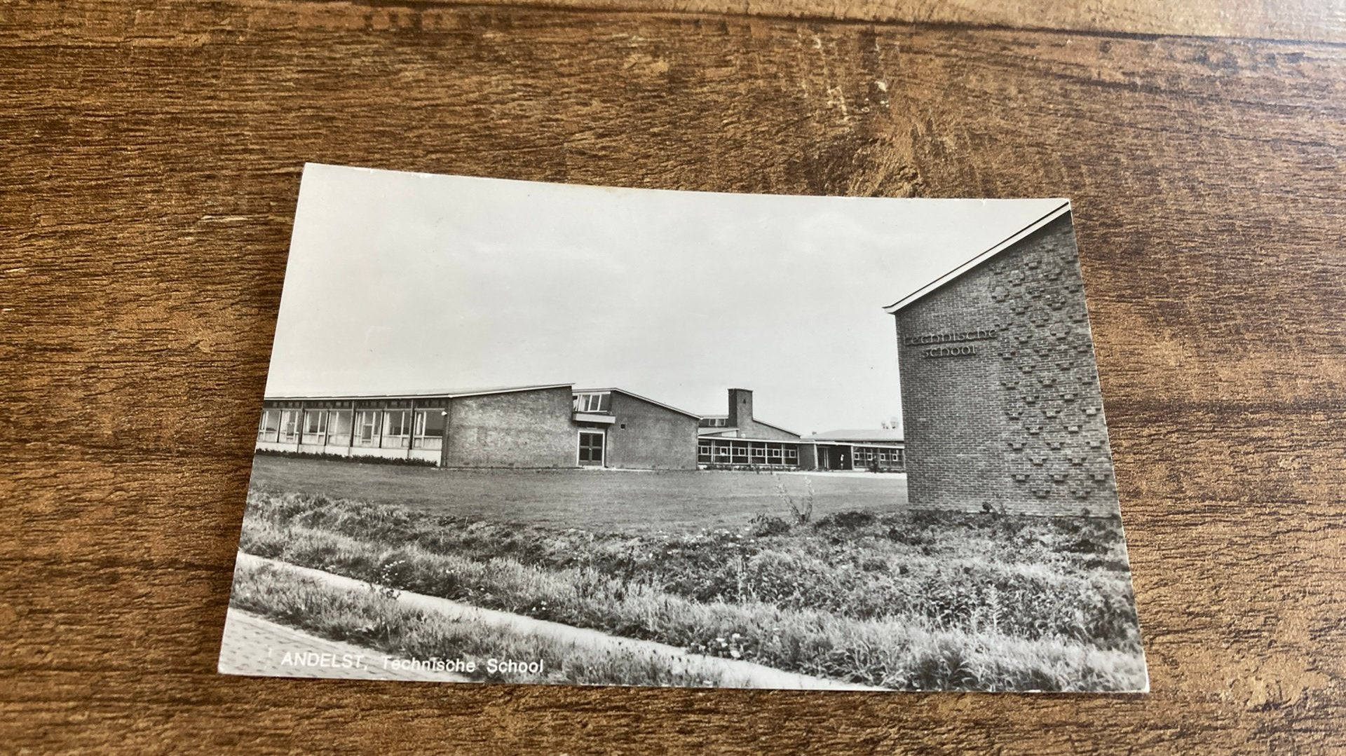 Oude foto ansichtkaart Andelst Technische School, Ophalen of Verzenden, 1960 tot 1980, Ongelopen, Gelderland