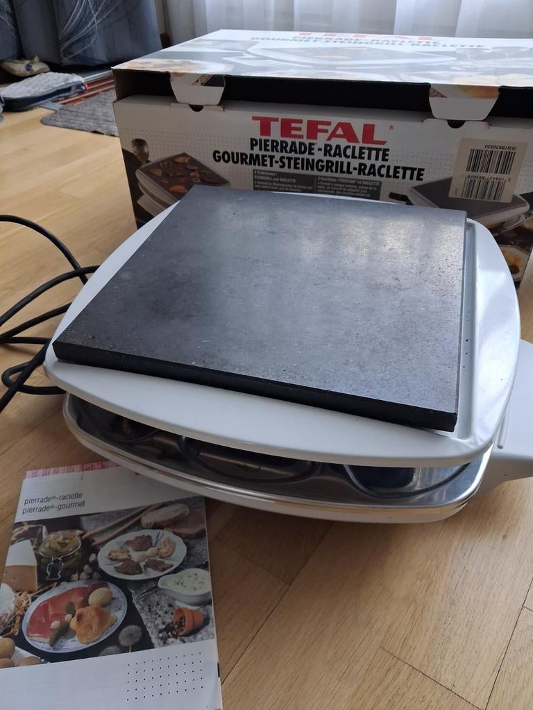 Tefal steengrill, zgan, Ophalen, Zo goed als nieuw, 8 personen of meer