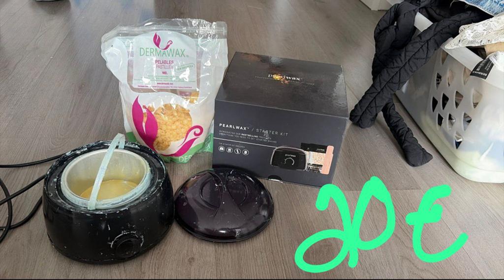 Wax machine kit, Ophalen of Verzenden, Zo goed als nieuw, Gel, Wax, Haarlak of Mousse