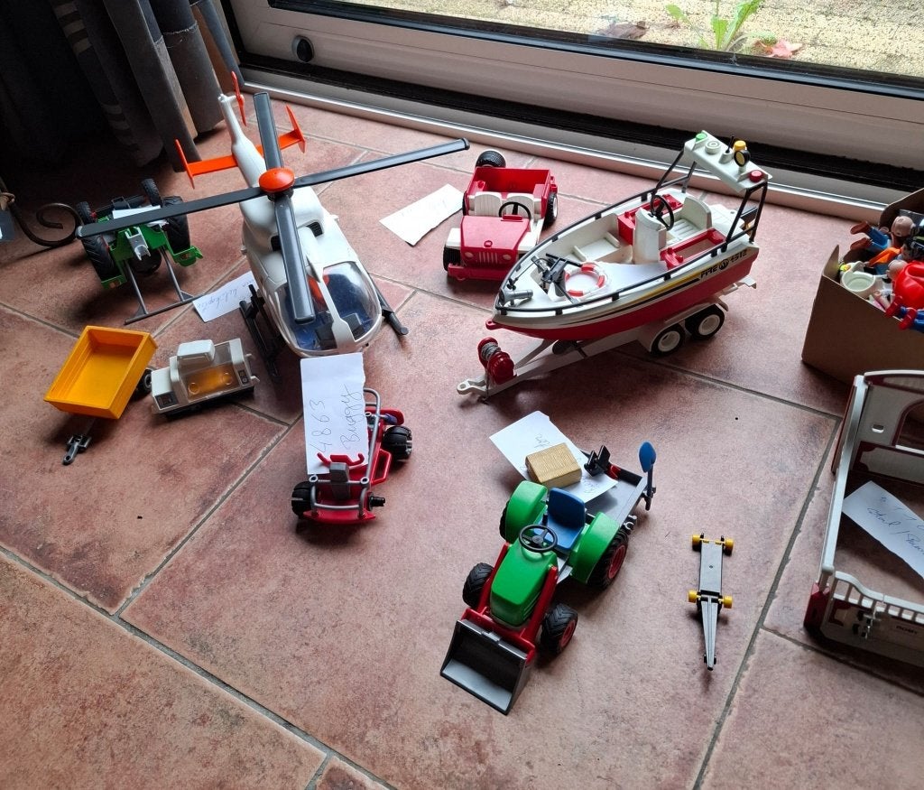 Playmobil, Ophalen, Gebruikt