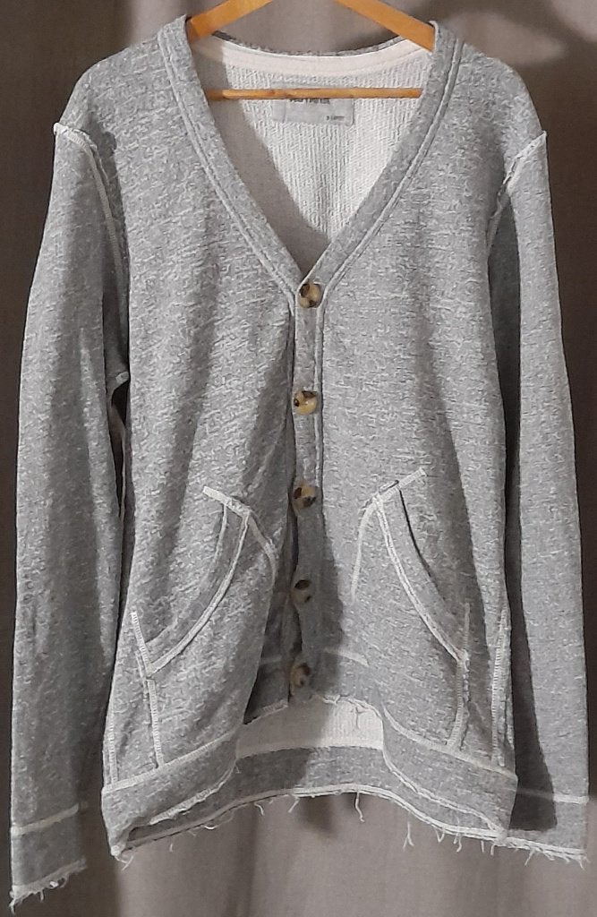 Autark Rough Concept Sweatshirt Cardigan Grijs XL, Autark, Maat 56/58 (XL), Ophalen of Verzenden, Zo goed als nieuw
