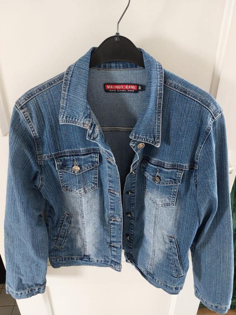 Spijkerjasje Maat M - MALINGO JEANS, Maat 38/40 (M), Blauw, Gedragen, MALINGO JEANS