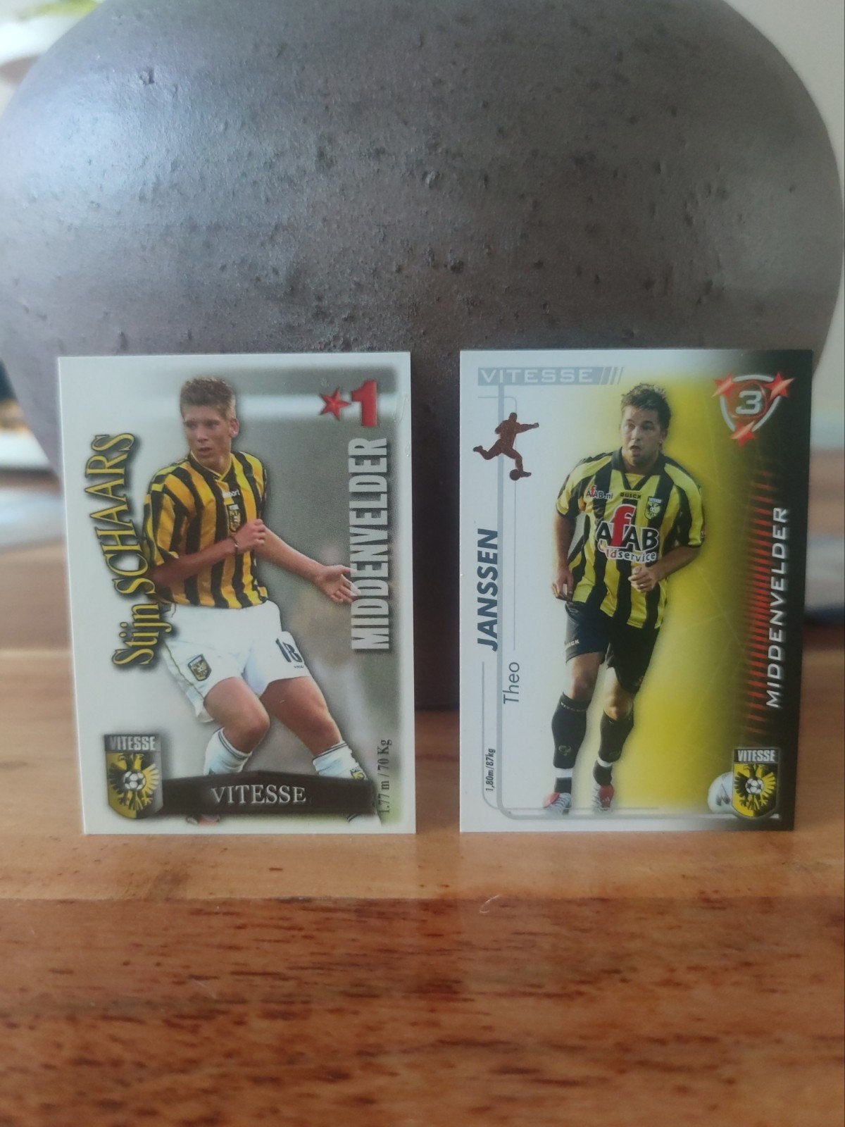 Stijn Schaars & Theo Janssen Vitesse All Stars kaart, Ophalen of Verzenden