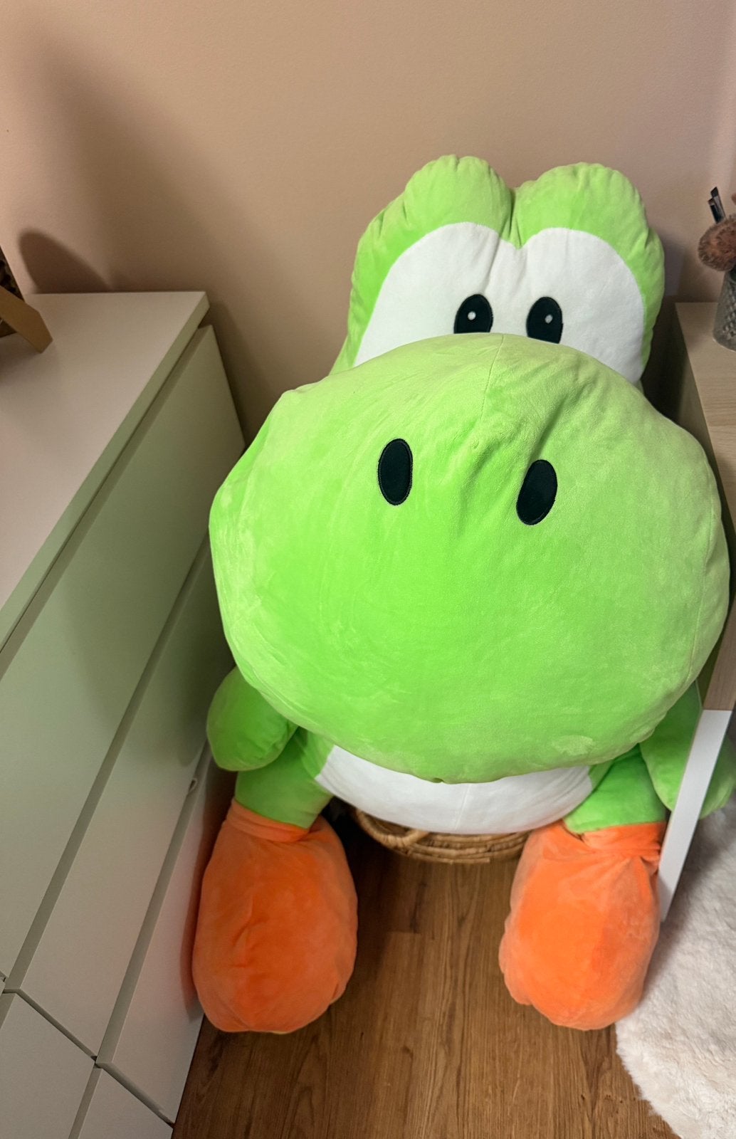 Yoshi (mario) knuffel xxl, groot, mega, Ophalen, Zo goed als nieuw, Overige typen