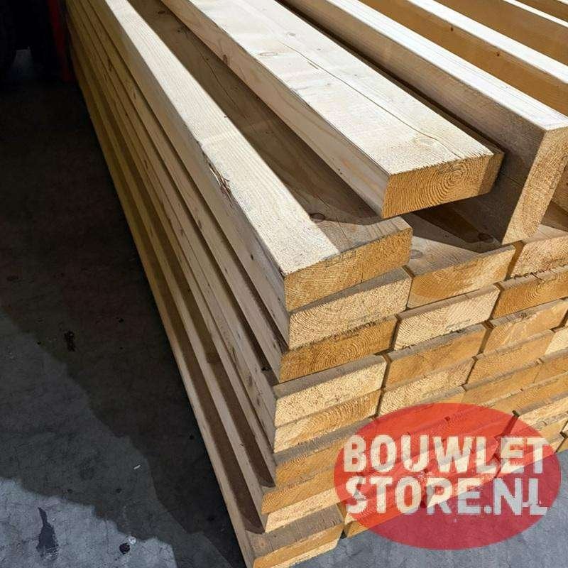 Vuren balken | vurenhout balk | 75x200mm | 6000mm | 5100mm, Nieuw, Ophalen of Verzenden, Balk, Vuren