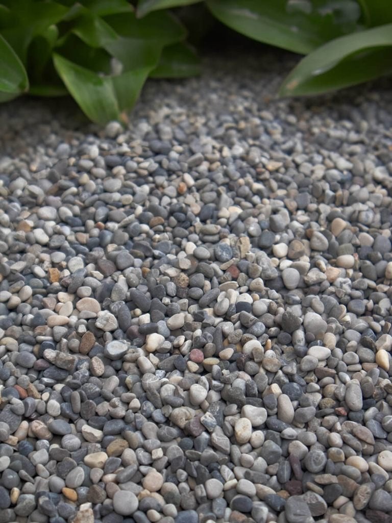 Alpengrind 4-8 mm 1,4m3 zgan, Tuin en Terras, Ophalen, Zo goed als nieuw, Grijs, Grind