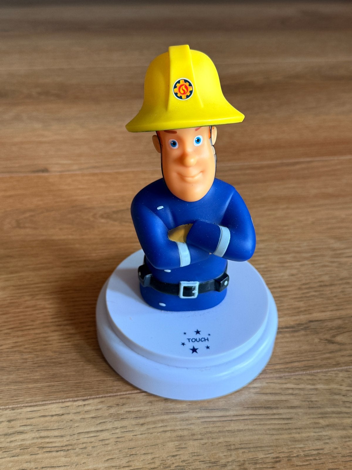 Brandweerman Sam nacht lampje, Ophalen of Verzenden, Gebruikt, Beeldje of Figuurtje
