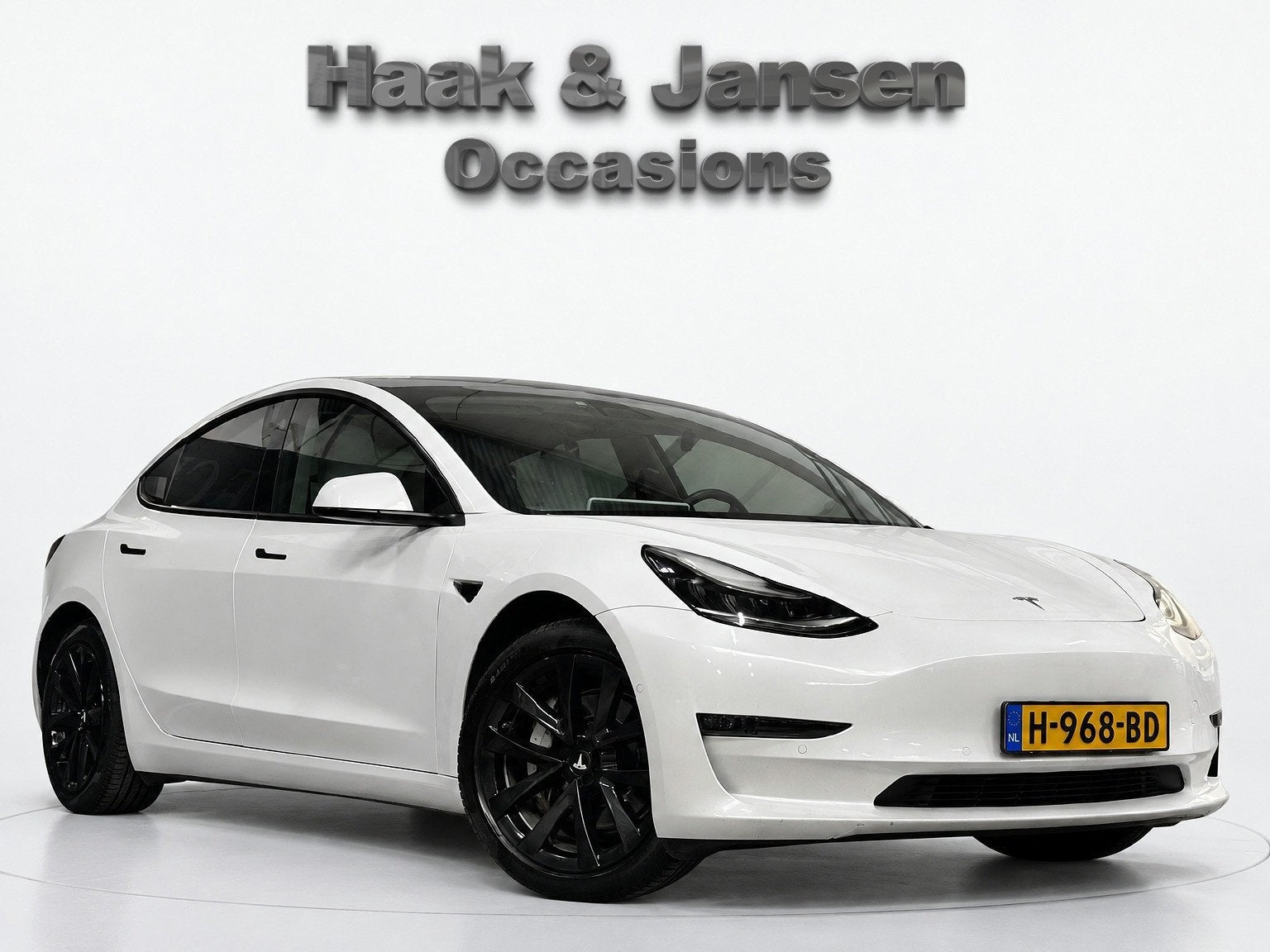 Tesla Model 3 Long Range AWD 75 kWh - Panorama - Full Self-D, Auto's, Automaat, 530 km, Wit, Origineel Nederlands