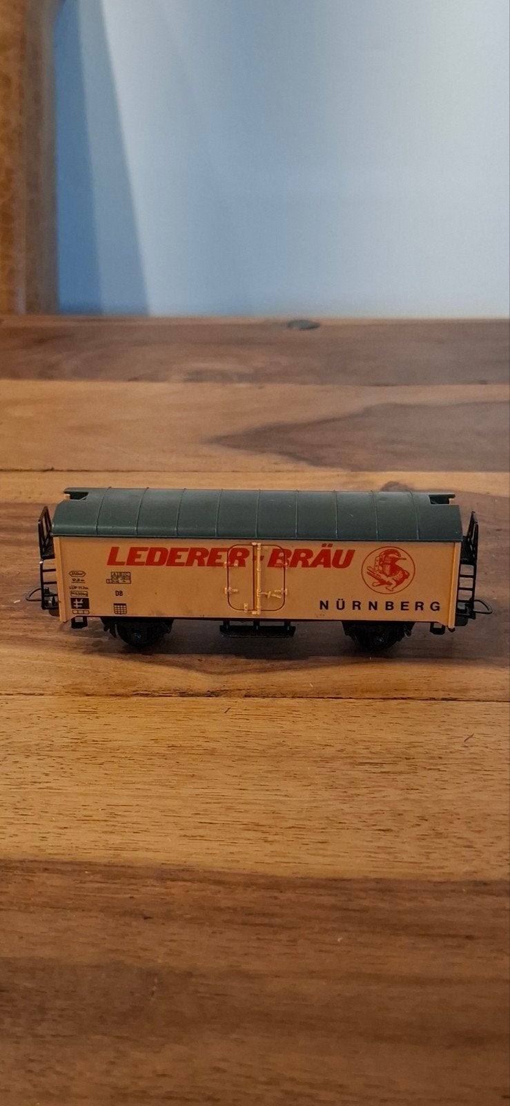 Merk lima gele wagon lederen bräu, Ophalen of Verzenden, Gelijkstroom, Wagon, Lima