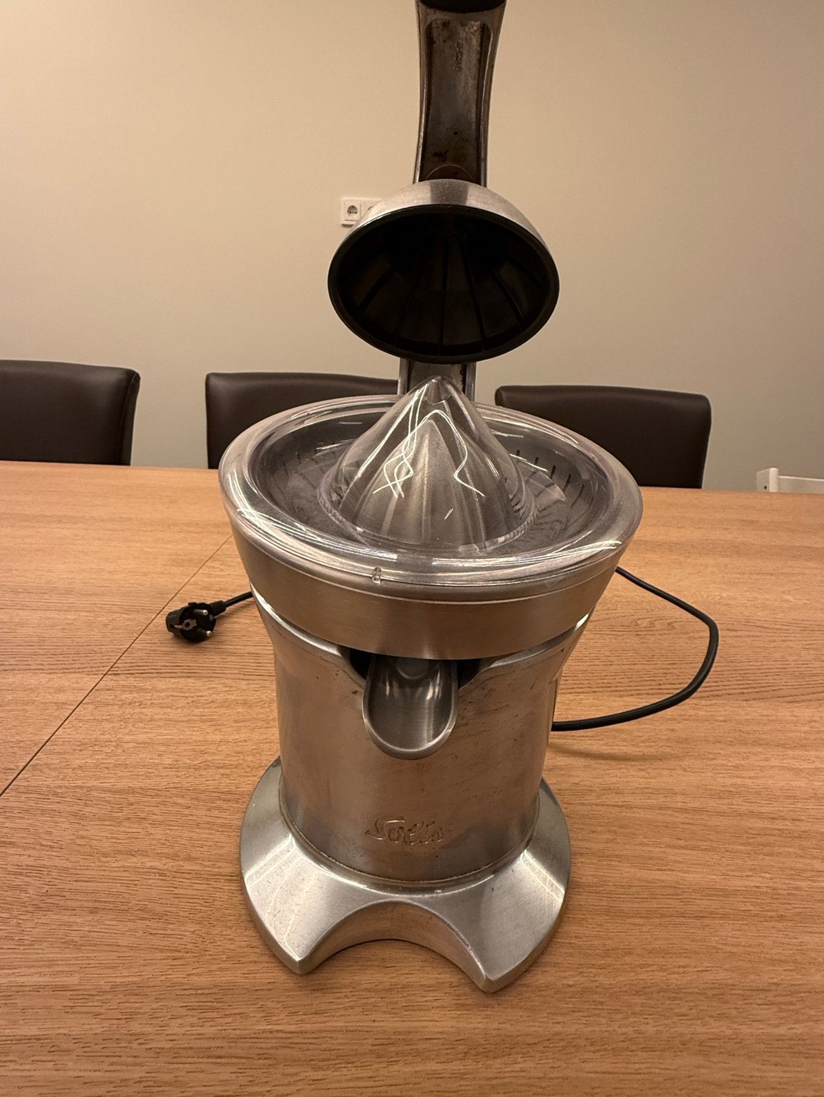 Solis Citruspers Pro Type 845 - Roestvrij staal, Ophalen of Verzenden, Gebruikt