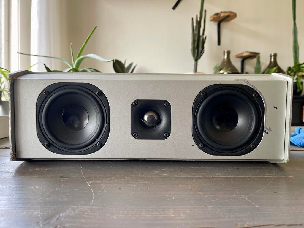 BnS SDX-60 - Centerspeaker - Zilver., Overige merken, Gebruikt, Ophalen of Verzenden, 60 tot 120 watt