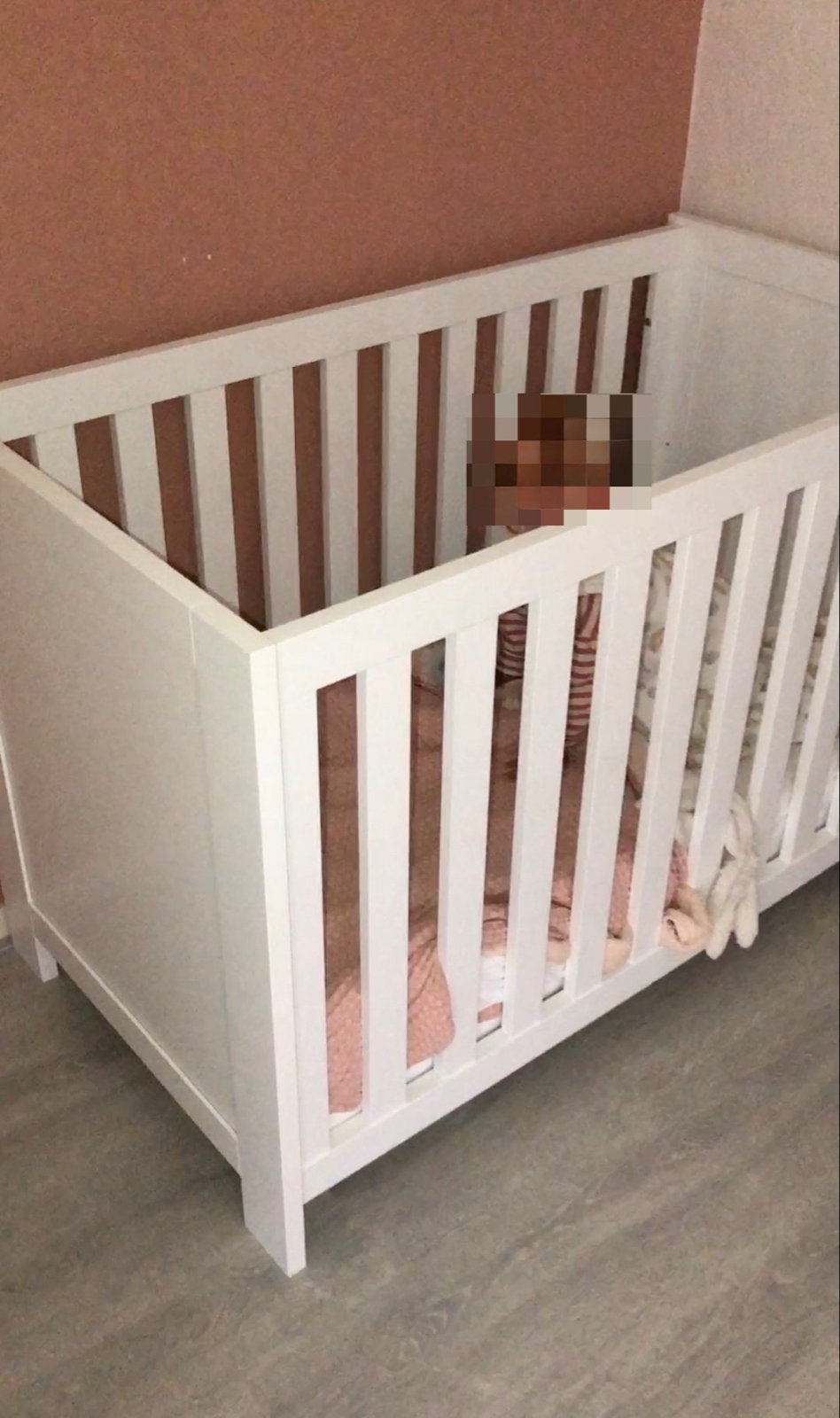 Babypark Basicline Monza ledikant 60x120cm met Aerosleep mat, Ophalen, Gebruikt, Ledikant
