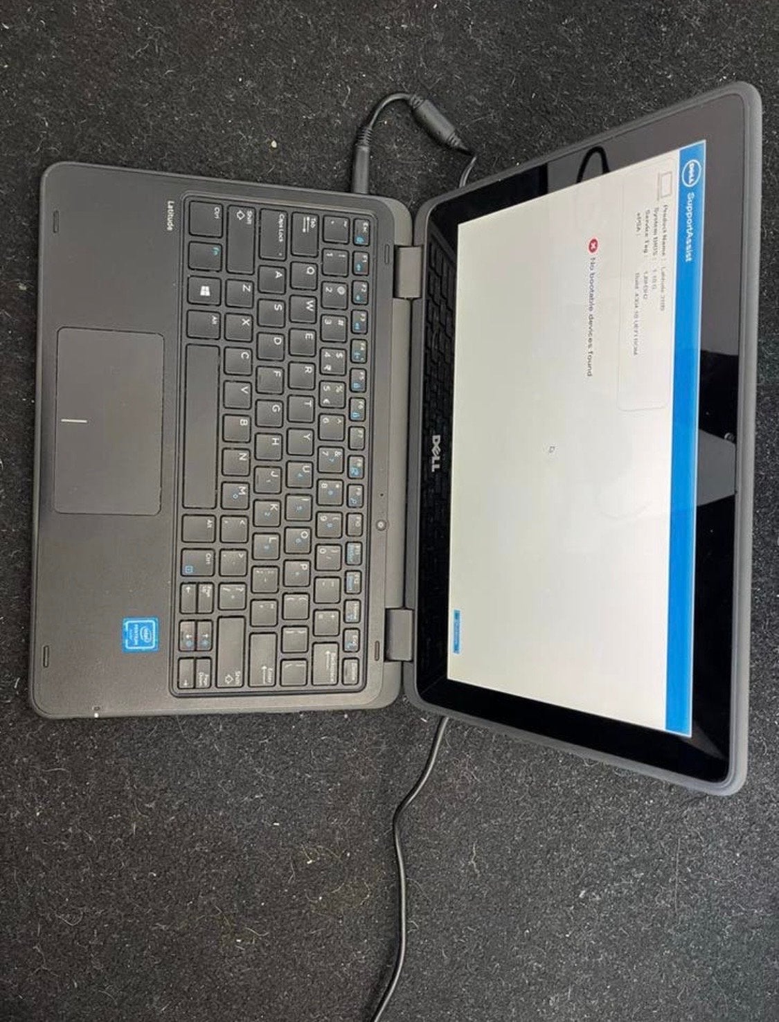 Dell Latitude 11 inch laptop met touchscreen en hoes, Computers en Software, Windows Laptops, Qwerty, 11 inch, Met touchscreen