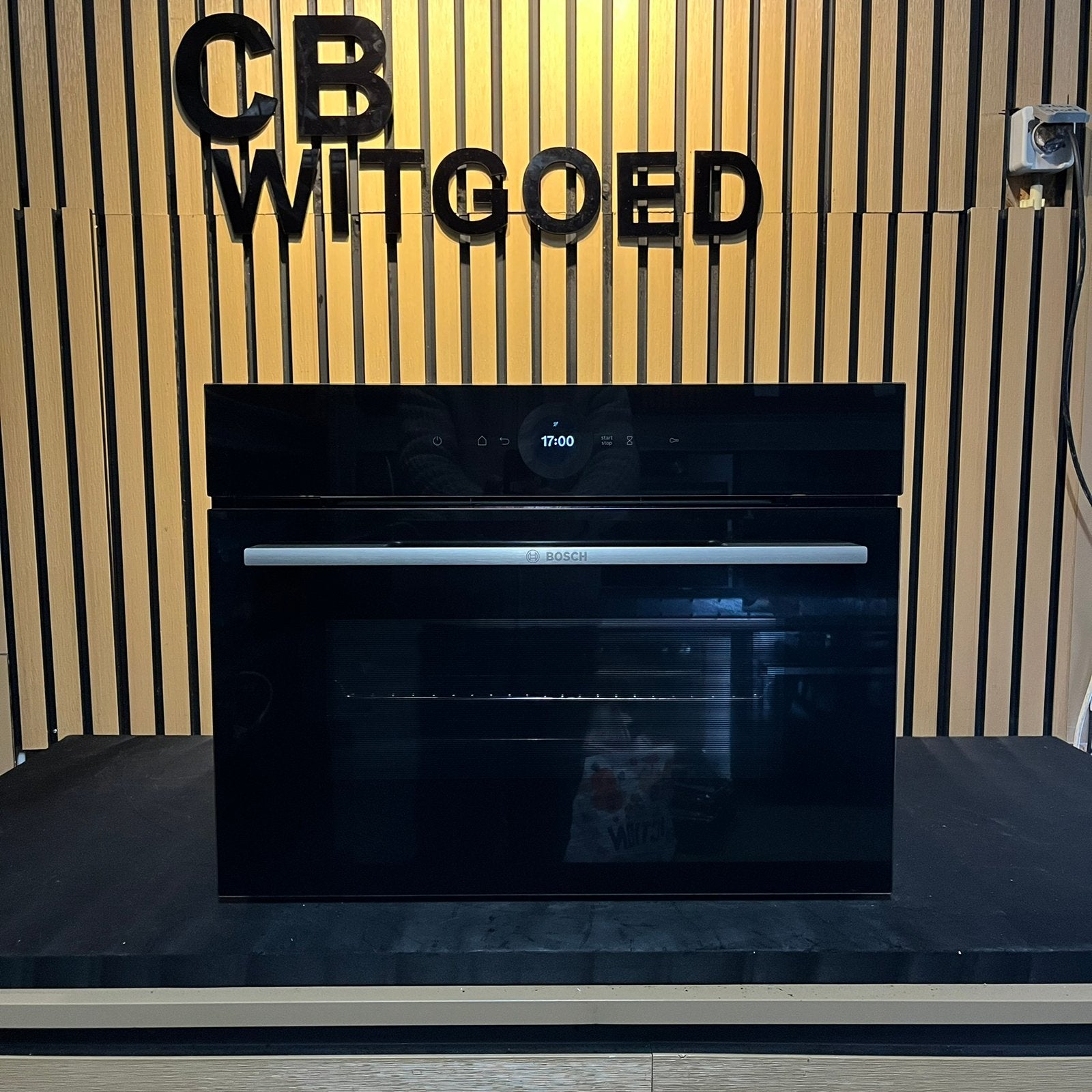 Nieuwste model Bosch solo oven met wifi 45cm hoog, Ophalen, 45 tot 50 cm, 60 cm of meer, Bosch