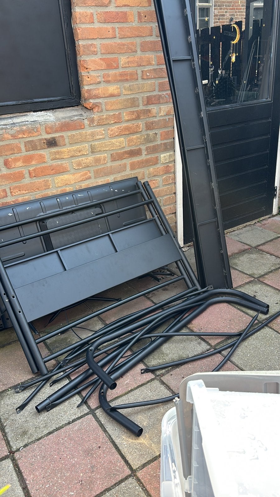 Oud ijzer bed (GRATIS), Ophalen, Zo goed als nieuw
