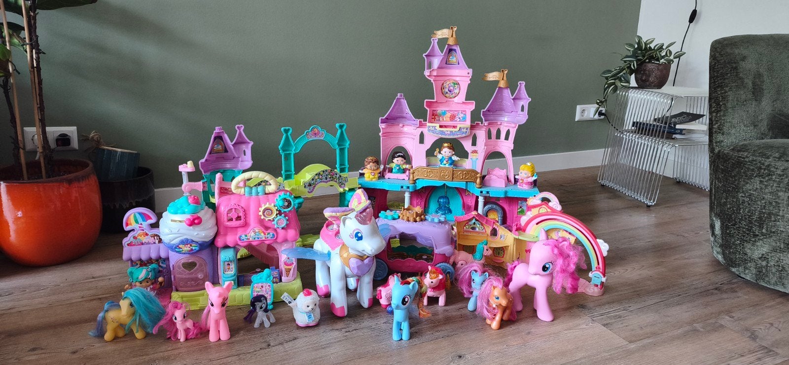 VTech Vrolijke Vriendjes Magisch Koninkrijk Droomkasteel, Ophalen, Gebruikt, Overige typen, Met licht