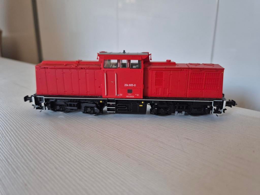 Mooie Roco H0 DB dieselloc BR204, Hobby en Vrije tijd, Modeltreinen | H0, Gebruikt, Ophalen of Verzenden, Roco, Analoog