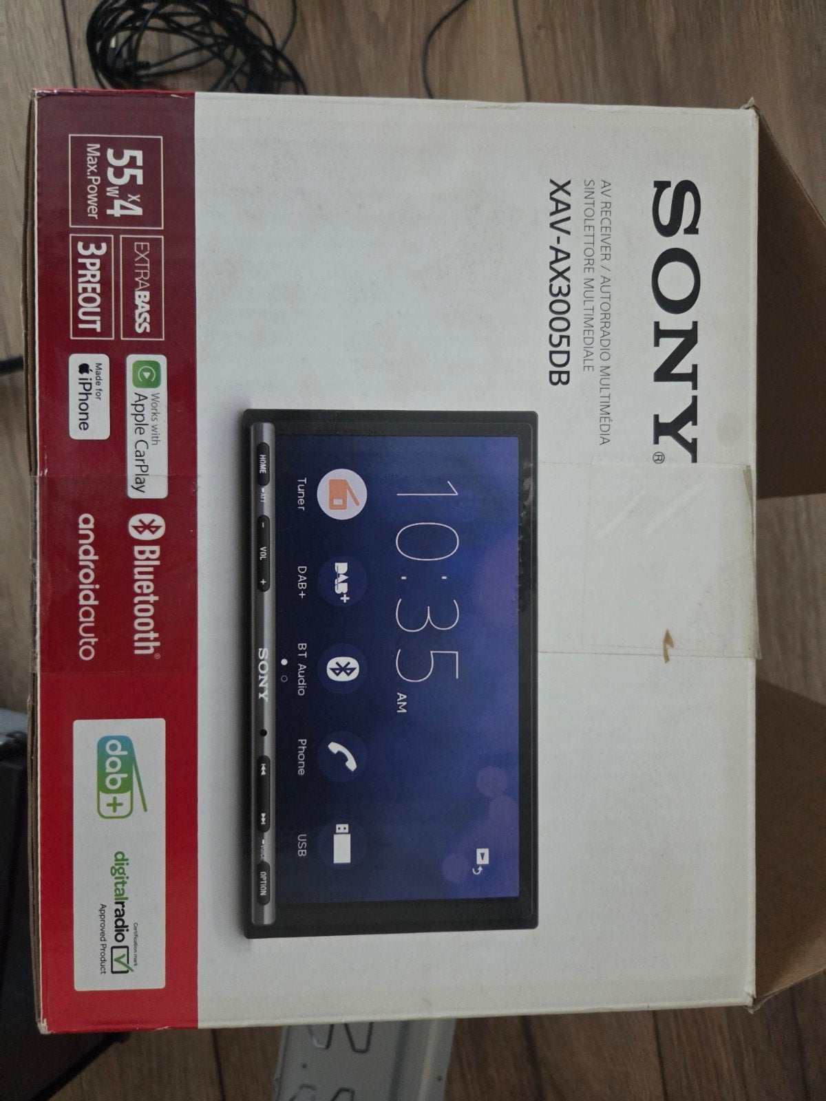 Sony XAV-AX3005DB Dubbel DIN Android Radio, Ophalen of Verzenden, Zo goed als nieuw
