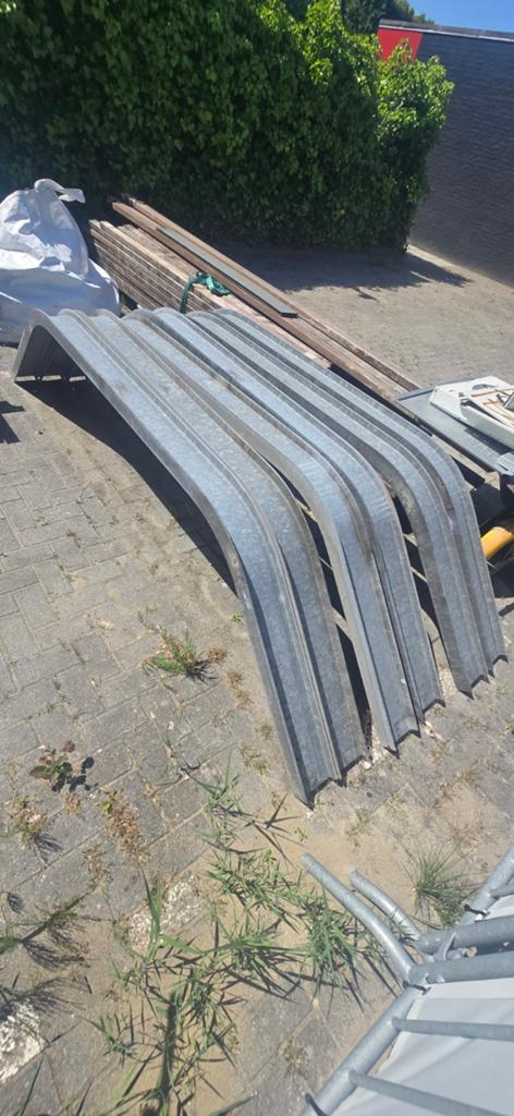 gegalvaniseerde stalen H-profiel bochten, Ophalen of Verzenden, Steen of Klei, 15 m² of meer, Overige typen