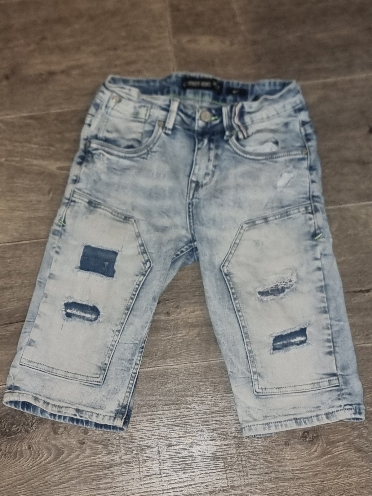 Stoere Street Rebel spijkerbermuda voor jongens, Kinderen en Baby's, Ophalen of Verzenden, Zo goed als nieuw, Street Rebel, Jongen