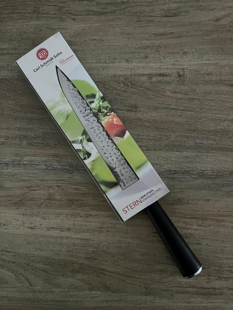 CS Carl Schmidt Sohn STERN Vleesmes 20cm - Nieuw !, Ophalen of Verzenden, Nieuw