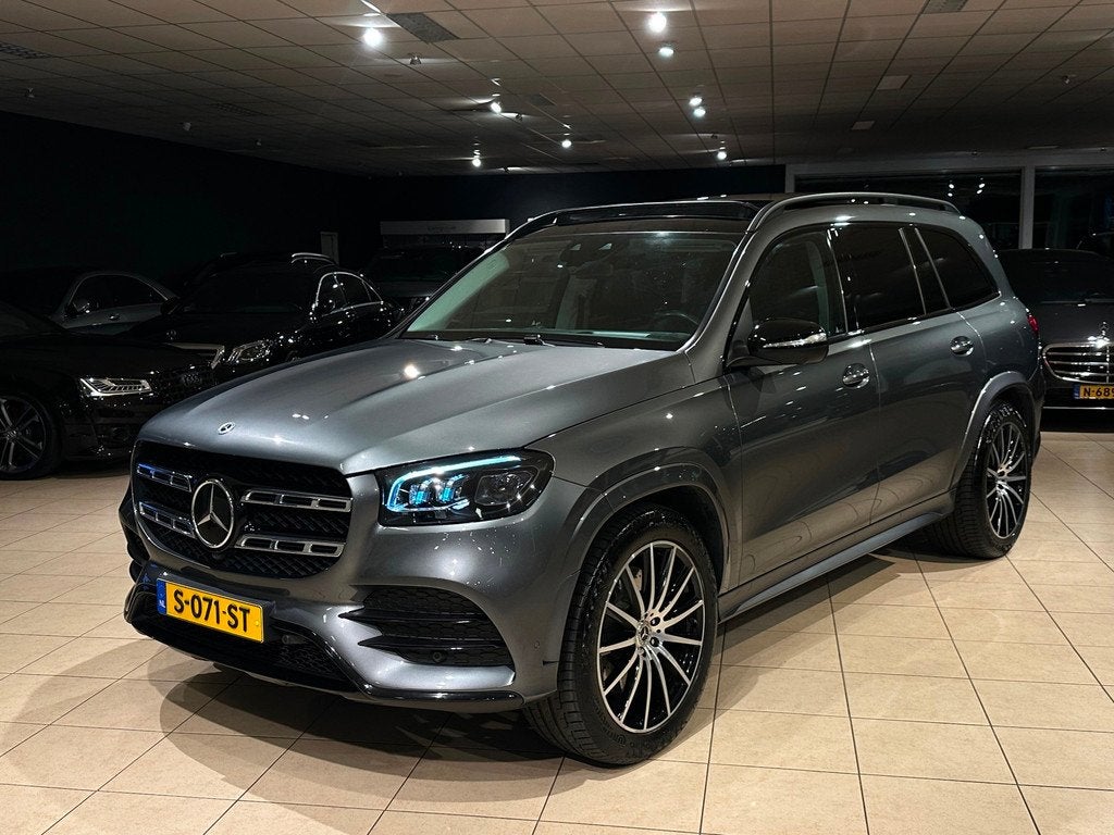 Mercedes-Benz GLS 580 4MATIC AMG/PANO/TEKHAAK/BTW/VOLL!, Auto's, Mercedes-Benz, Gebruikt, 7 stoelen, Leder, Vierwielaandrijving