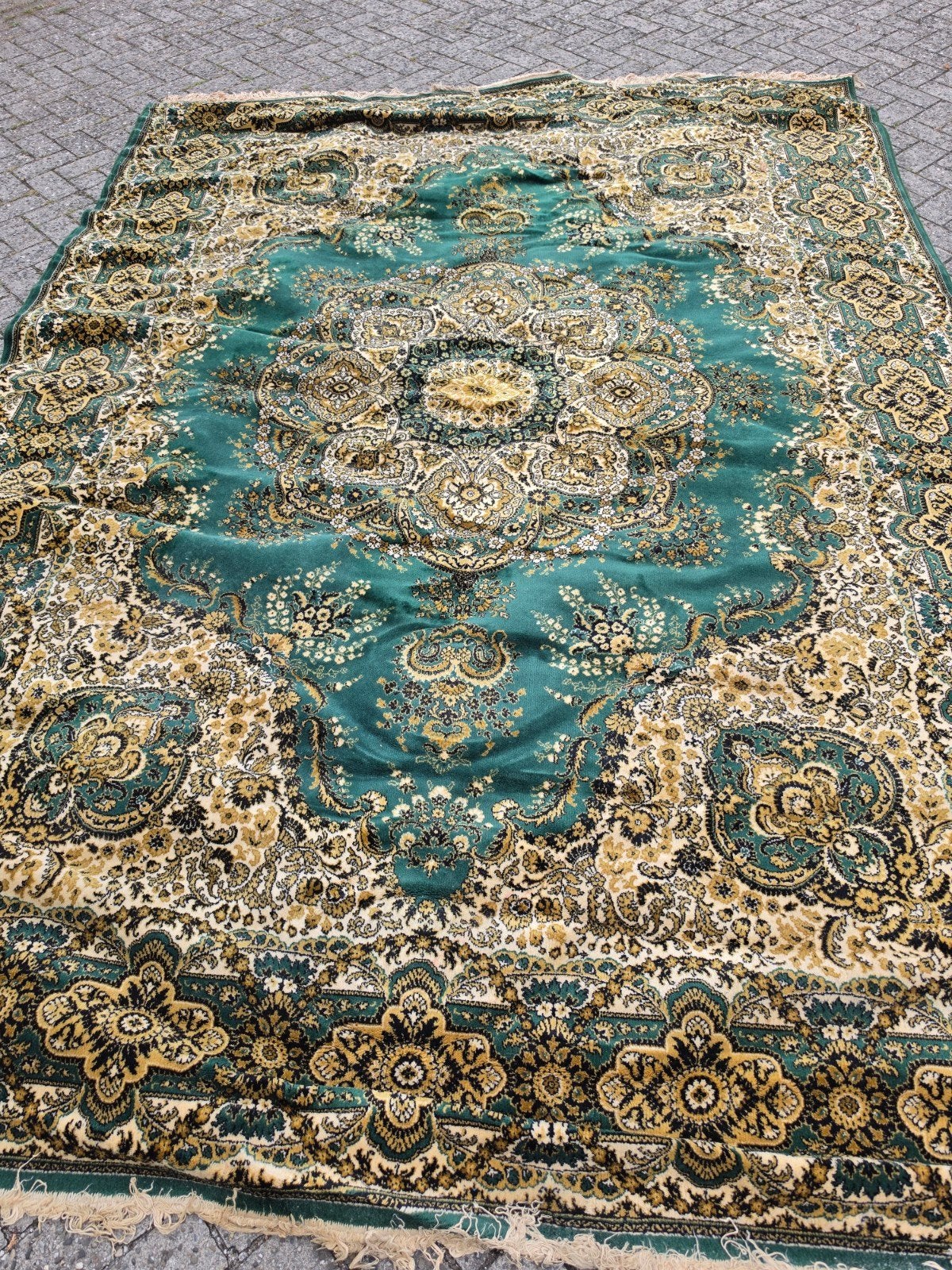 te koop een mooie grote vloerkleed 250/350, Ophalen, 200 cm of meer, Zo goed als nieuw, 200 cm of meer
