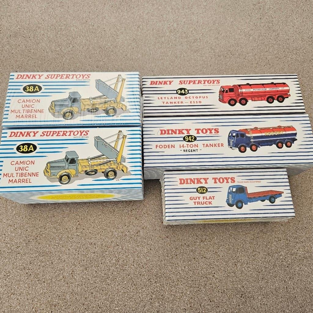 DINKY TOYS SUPERTOYS ATLAS: KAVEL VAN 5 TRUCK MODELLEN, Ophalen of Verzenden, Nieuw, Auto, Dinky Toys