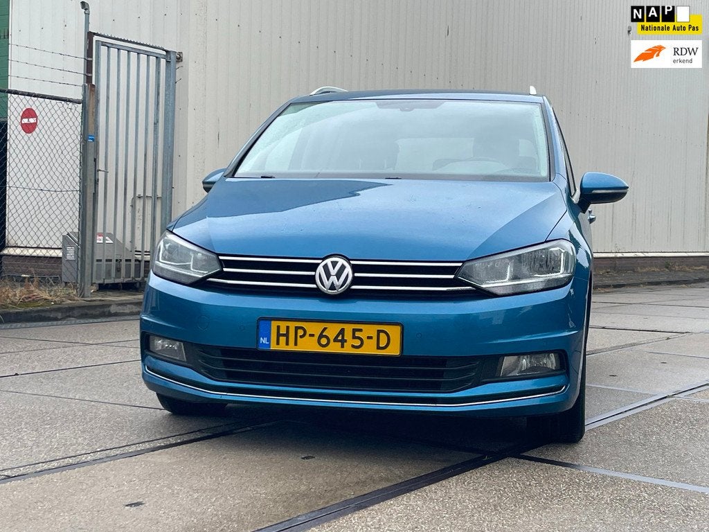Volkswagen Touran 1.6 TDI SCR Highline 7pers. Leer/Acc/Navi/, Auto's, Volkswagen, Bedrijf, Te koop, Touran, ABS, Adaptive Cruise Control