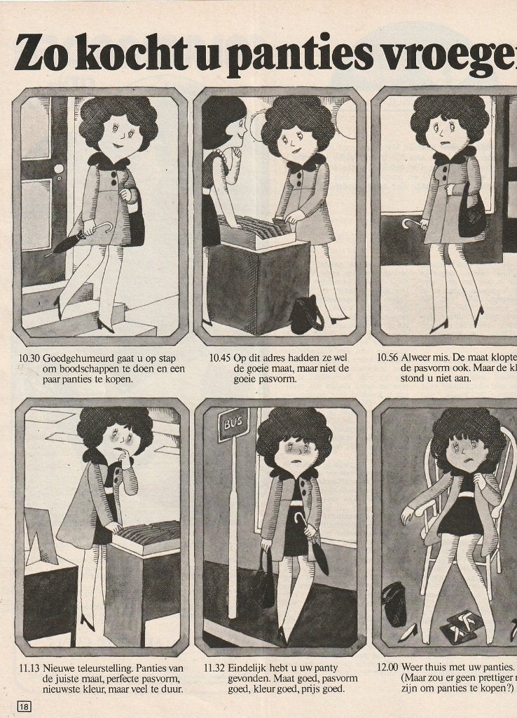 retro reclame 1971 Boutique77 kousen en panty's collectie, Verzamelen, Verzenden, Overige typen
