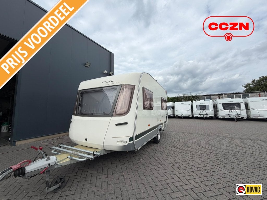 Chateau Cantara 430, Caravans en Kamperen, Chateau, Bedrijf, Treinzit, 4 tot 5 meter