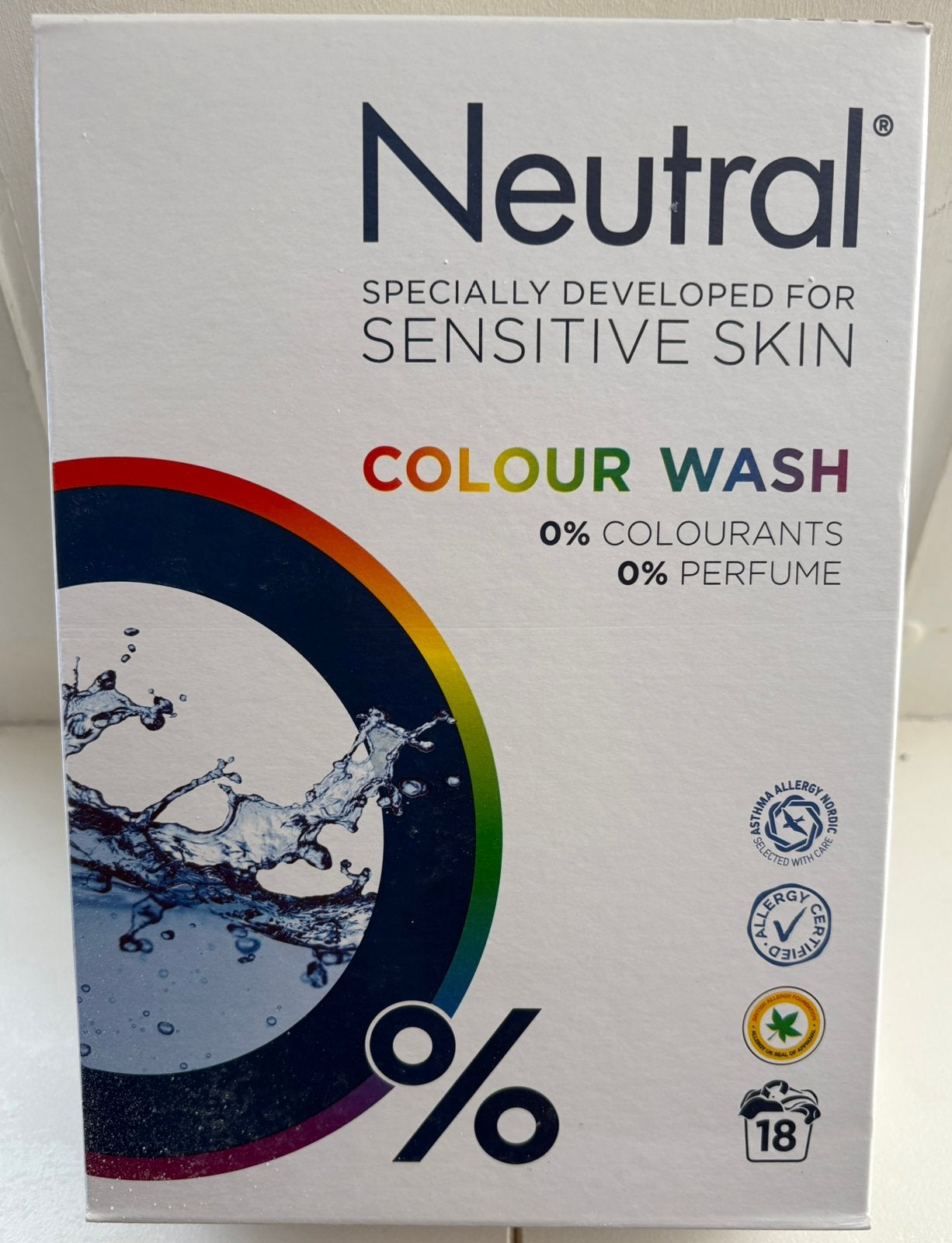 Neutral Kleur en Wit Waspoeder & Wasverzachter., Ophalen of Verzenden, Schoonmaakmiddel