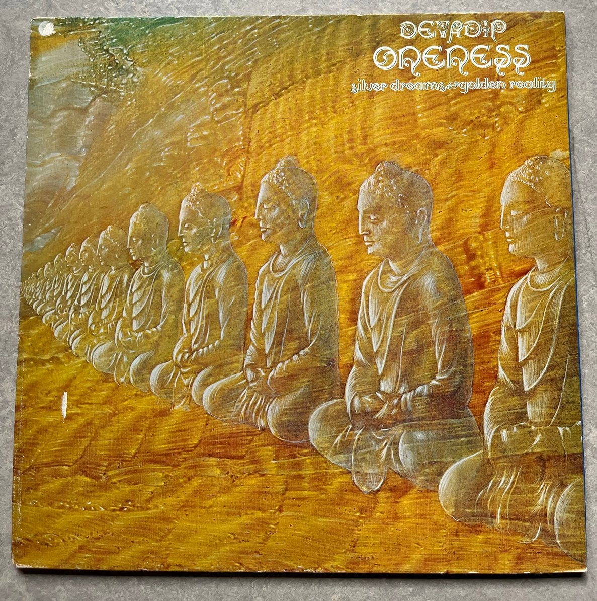 Devadip Carlos Santana - Oneness (Vinyl/LP Jazz/psych rock), Cd's en Dvd's, Vinyl | Rock, Gebruikt, Overige genres, Ophalen of Verzenden
