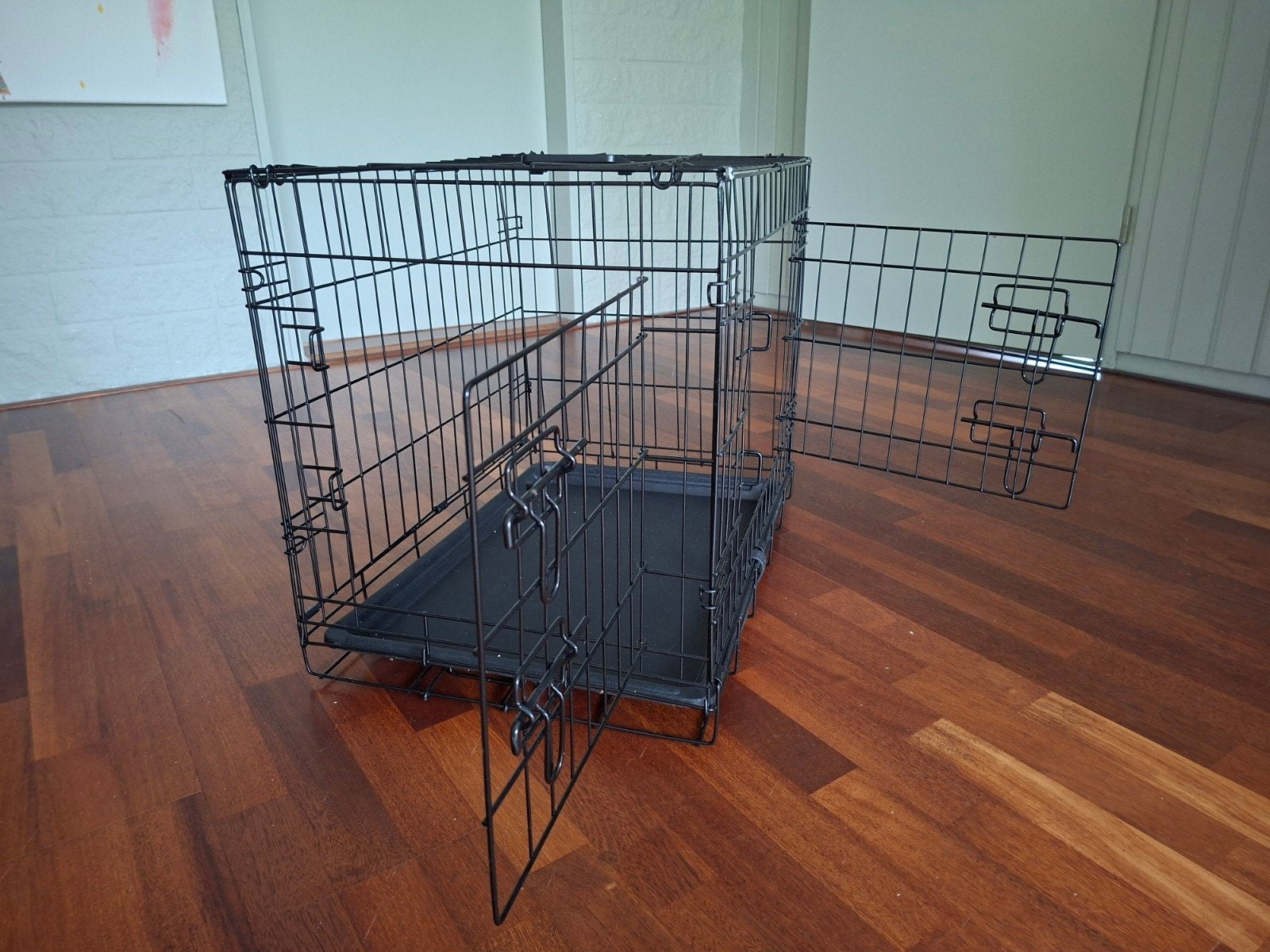 nieuwe bench zwart, Dieren en Toebehoren, Ophalen, Zo goed als nieuw