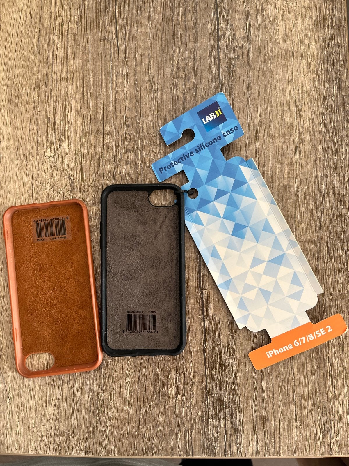 LAB31 Siliconen Hoesje voor iPhone 6/7/8/SE 2 - Zwart, Telecommunicatie, IPhone 6, Zwart, Overige merken, Nieuw