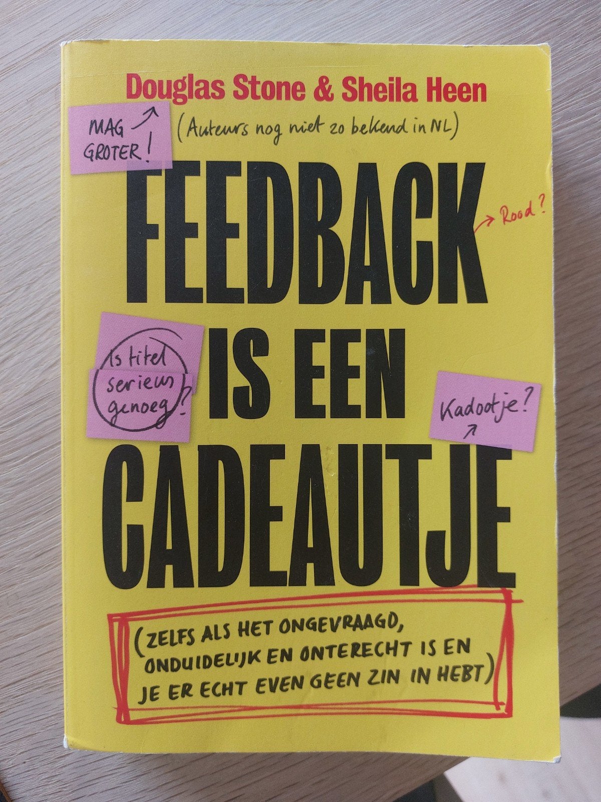 Feedback is een cadeautje - Douglas Stone & Sheila Heen, Ophalen of Verzenden, Gelezen, Douglas Stone & Sheila Heen, Amerika