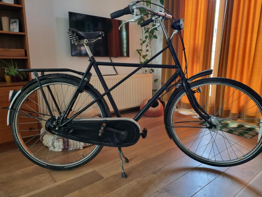 Vintage herenfiets, Fietsen en Brommers, Fietsen | Heren | Herenfietsen, Ophalen, Gebruikt, Overige merken, Versnellingen