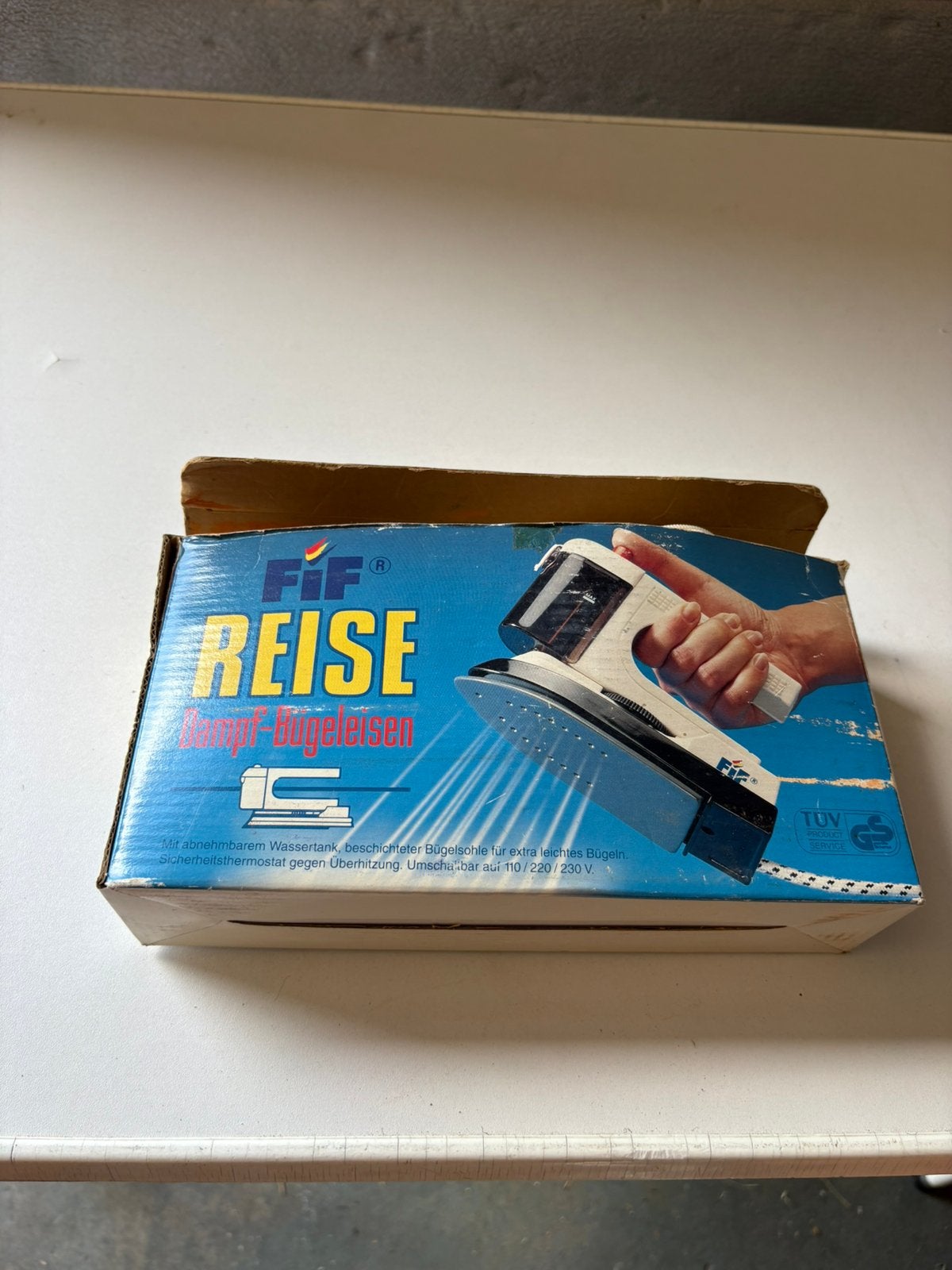 Reis strijkijzer op stoom, Ophalen of Verzenden, Zo goed als nieuw