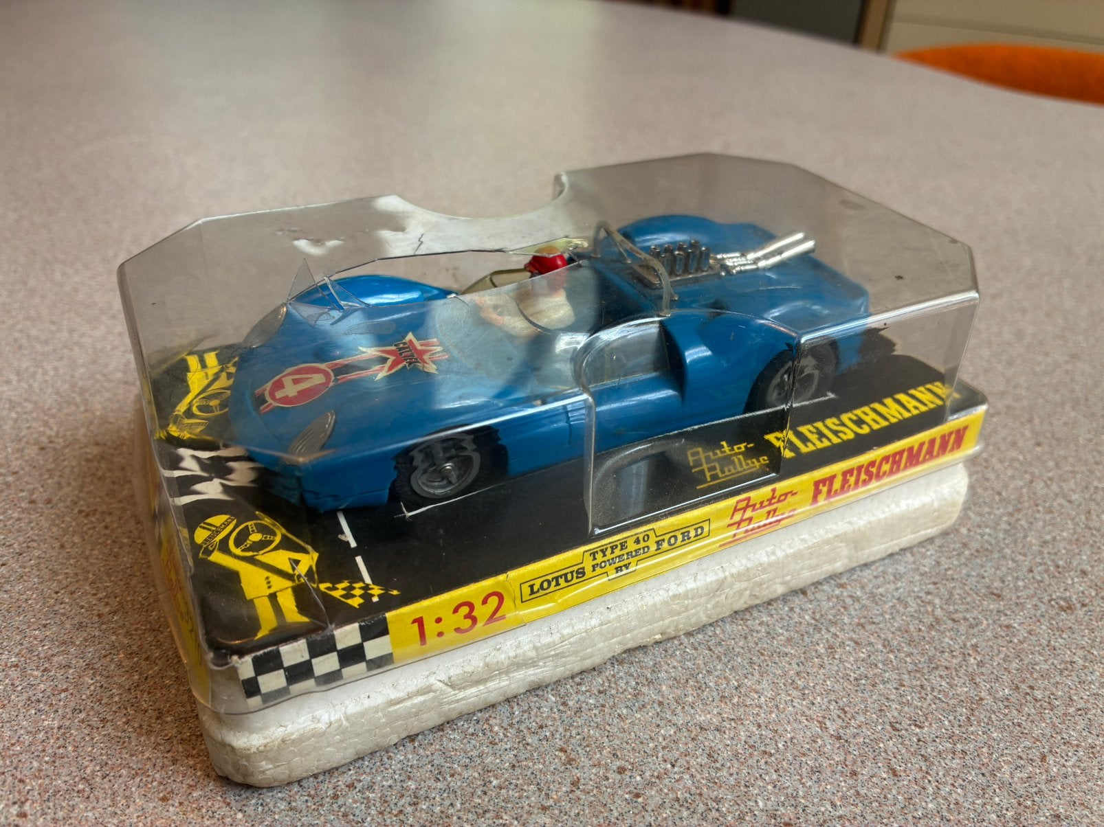 Fleischmann autorallye ford lotus ovp, Ophalen of Verzenden, Gebruikt, Elektrisch, Fleischmann