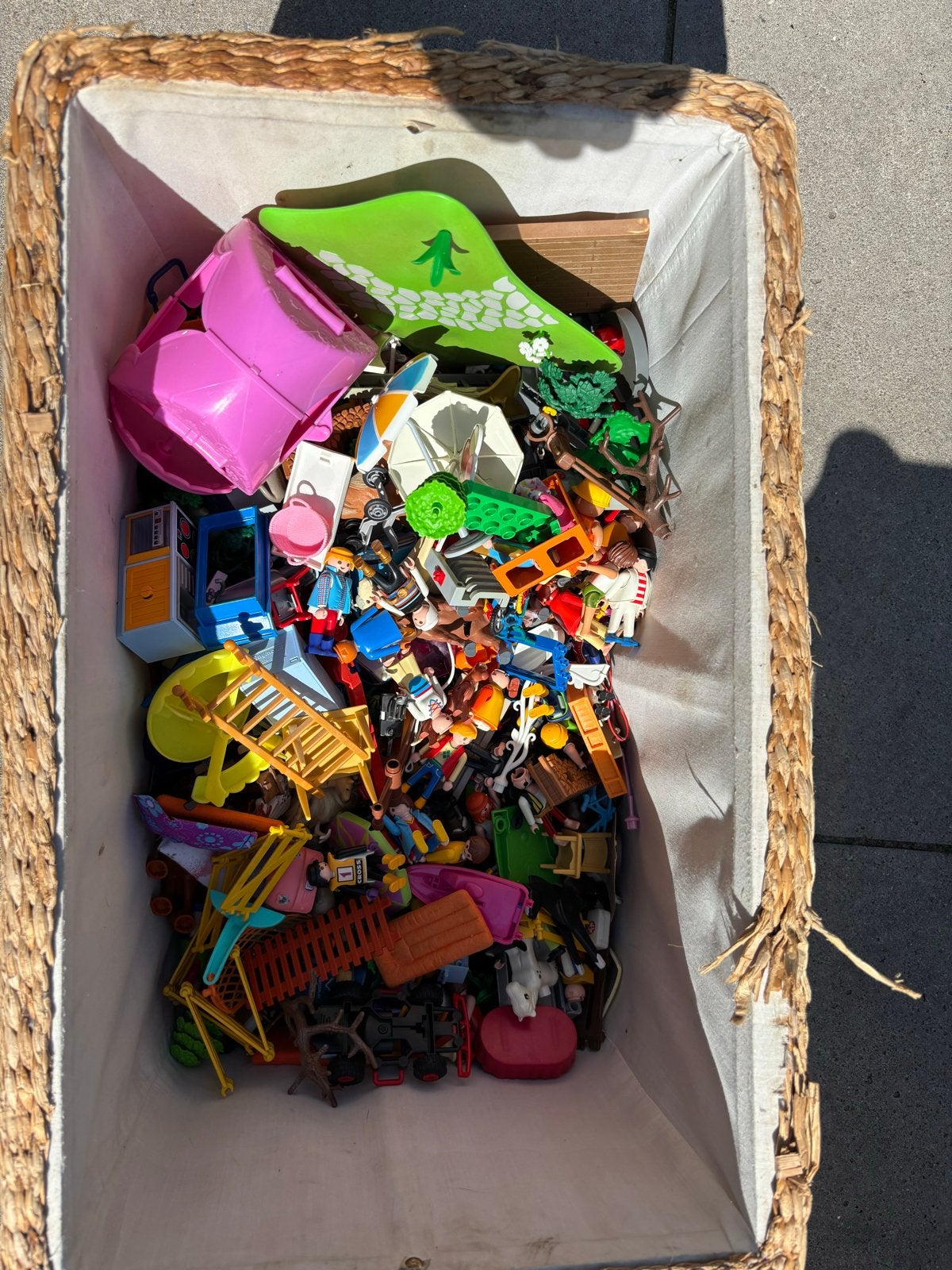 Grote partij Playmobil met huis, boten auto en figuren sets, Ophalen, Gebruikt, Complete set, Overige typen