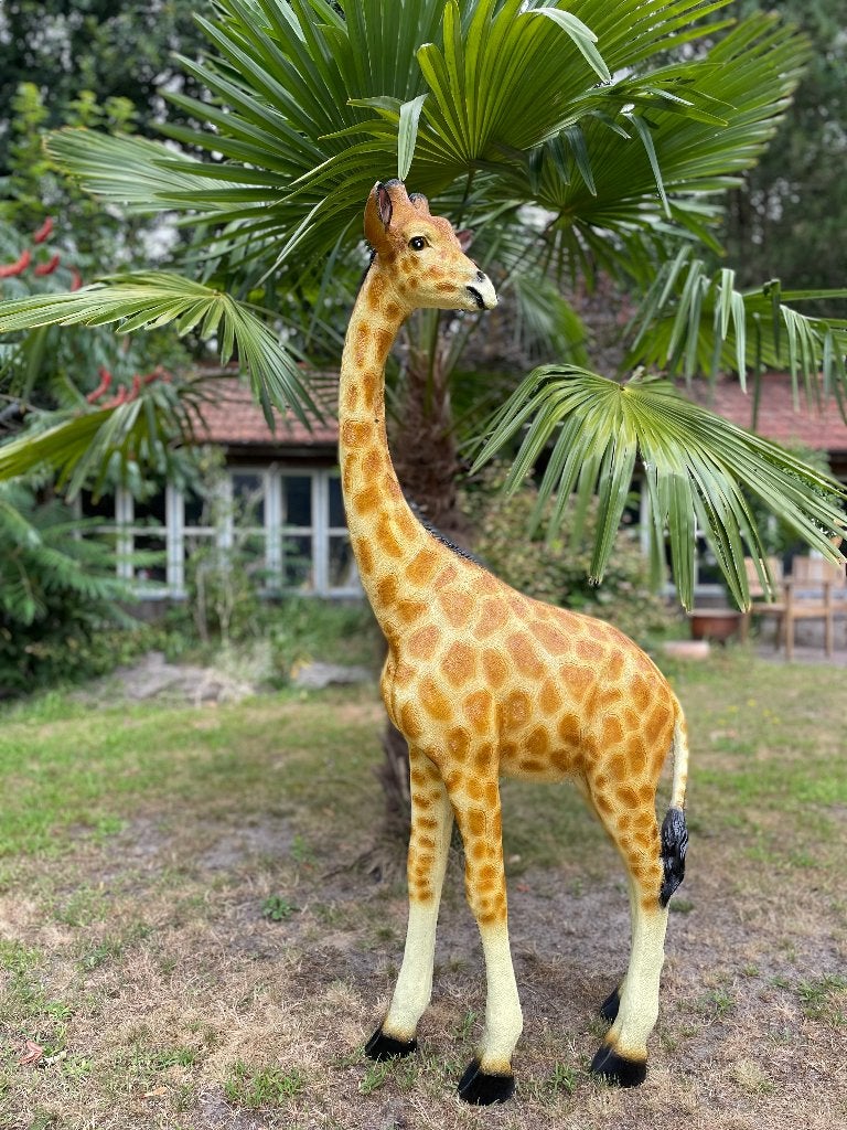 Giraf, giraffe, origineel tuin, dieren, zwanger 150cm, Tuin en Terras, Tuinbeelden, Ophalen, Nieuw, Kunststof, Dierenbeeld