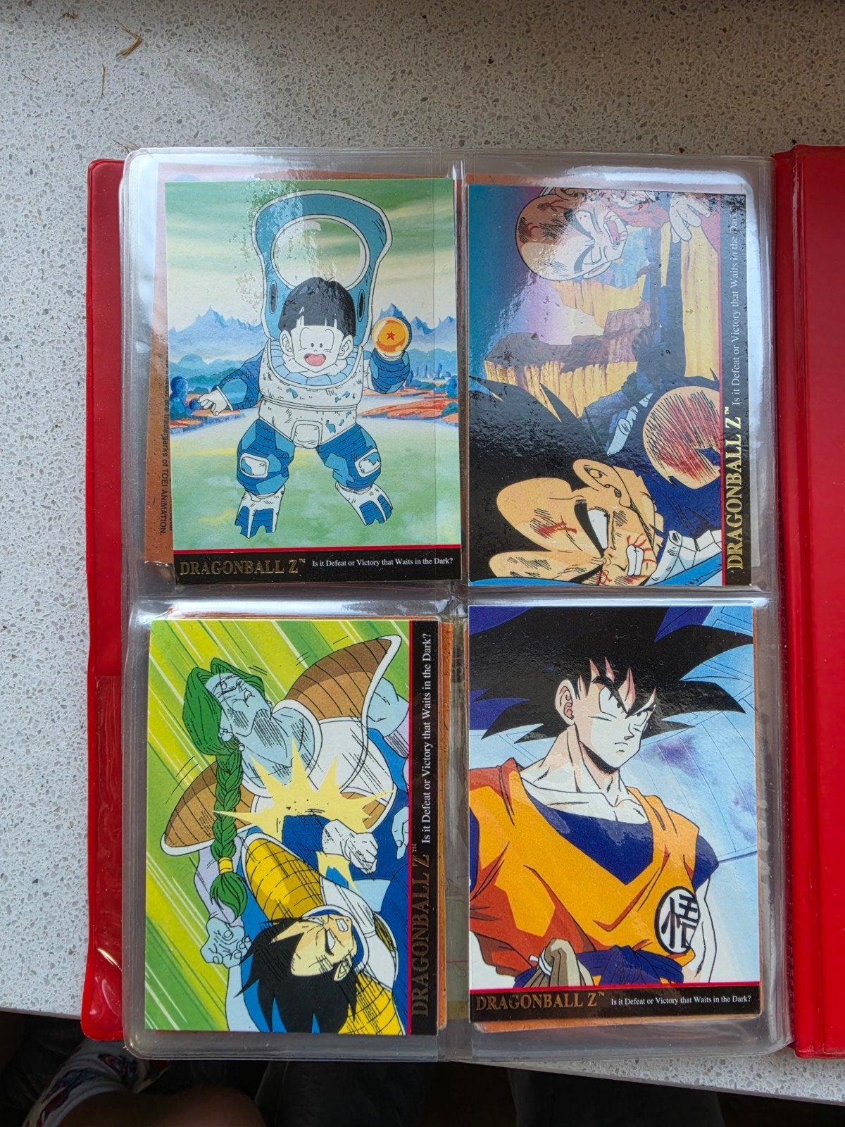 Dragonball Z Kaarten - Collectie in Map, Ophalen of Verzenden, Gebruikt, Speelkaart(en)