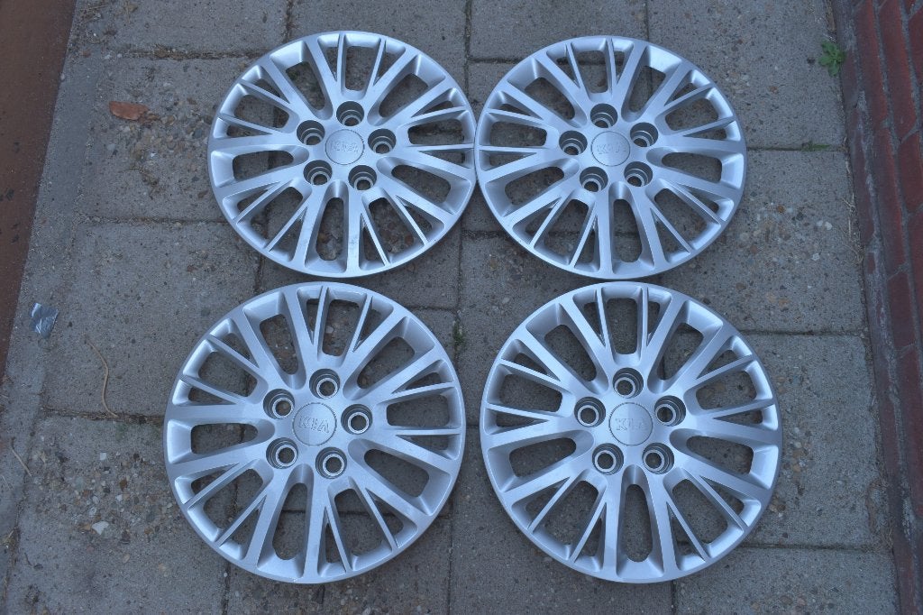 Set van 4 originele wieldoppen Kia Ceed 15 inch, Ophalen of Verzenden, Gebruikt