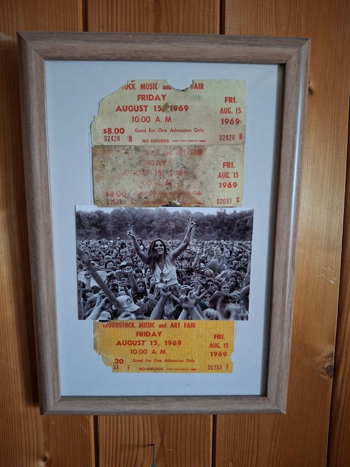 orginele Woodstock tickets, Cd's en Dvd's, Verzenden, Gebruikt, Overige formaten, Poprock