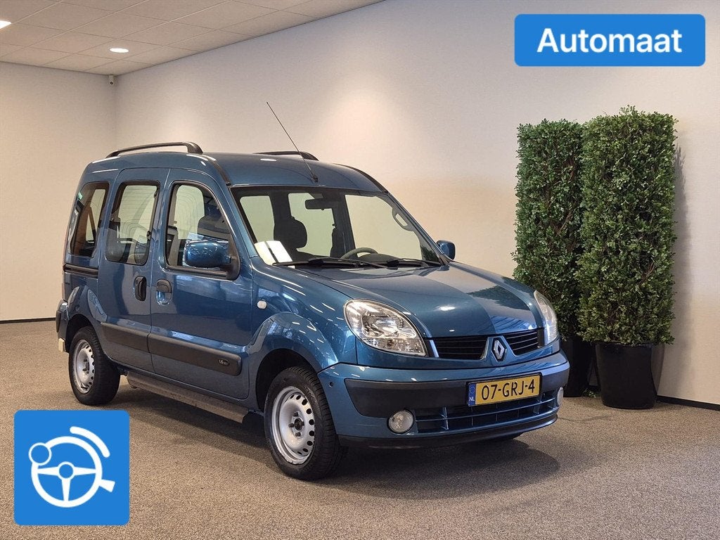 Renault Kangoo Rolstoelauto Automaat - Rolstoel voorin Handb, Auto's, Automaat, 12 maanden, Stof, Gebruikt