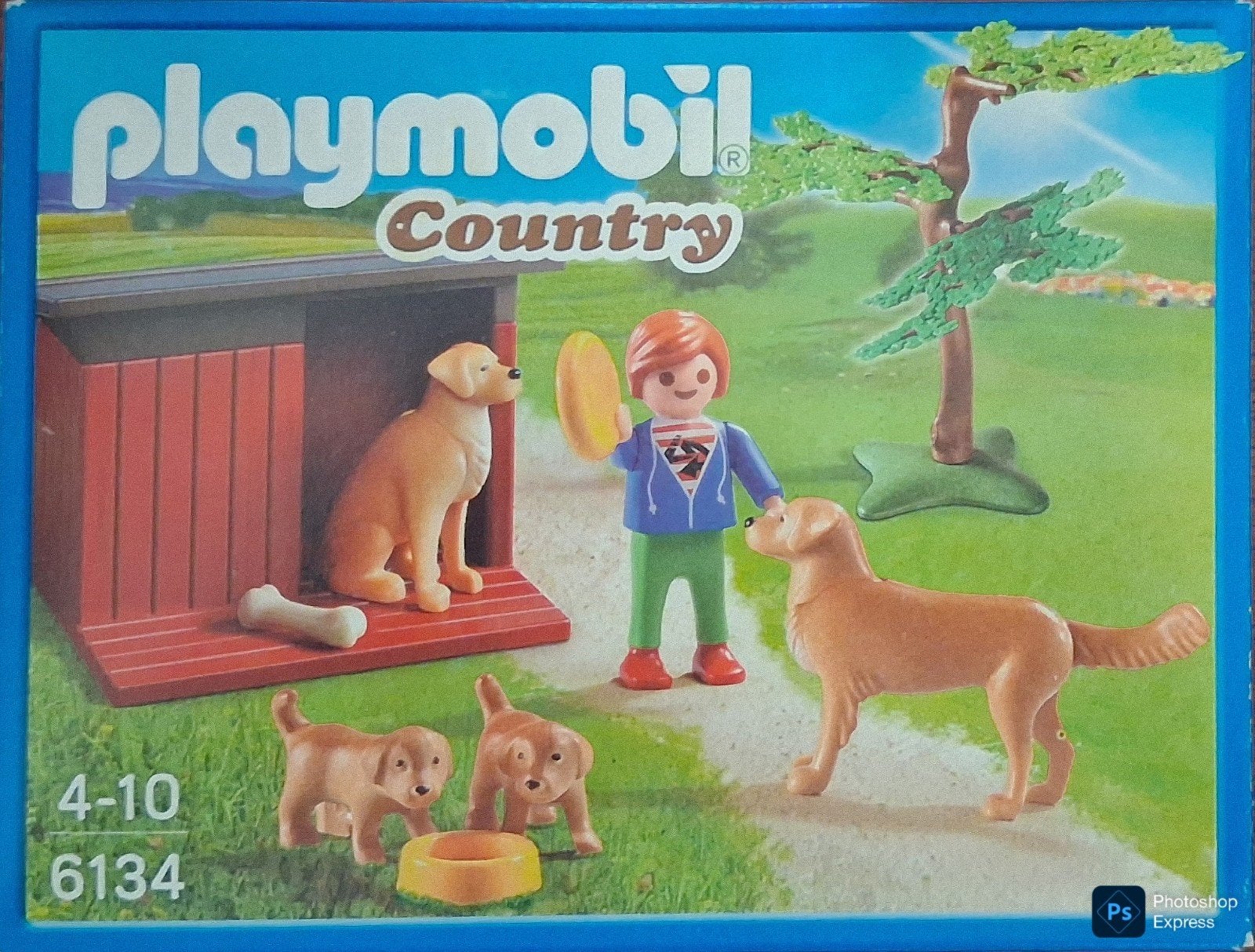 Country Golden Retrievers Met Puppy's 6134, Ophalen of Verzenden, Gebruikt, Complete set